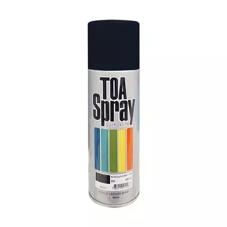 สีสเปรย์ TOA #002 BLACK 400 ซีซี-1
