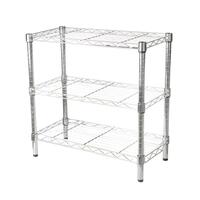 ชั้นวางของ 3ชั้น BAZE 60x30x60cmโครเมียม