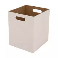 กล่องผ้าพับ STACKO HOME 25x27x31 ซม. ไซซ์ L สีครีม
