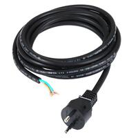 หัวปลั๊ก 2 ขากลมพร้อมสาย VCT CENTURY 2x1 ตร.มม. 20 ม. สีดำ
