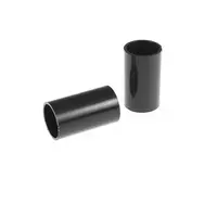 PVC straight connector 25 mm. black (pack of 10)
