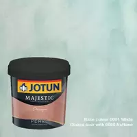 Jotun Majestic Design Pearl 0001 White + 6066 Nettuno