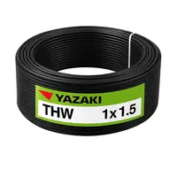 สายไฟ THW 1.5 ตร.มม. สีดำ YAZAKI