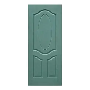ประตูภายใน HMR AZLE 3MV1 ลูกฟัก 80X200 ซม. สีเขียว ไม่เจาะลูกบิด-1