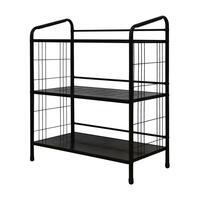 ชั้นวางของ 3 ชั้น ME LIVING RACK 75x41x92 ซม. สีดำ