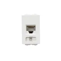 COMPUTER SOCKET CAT 6 BASIC WH ELEK