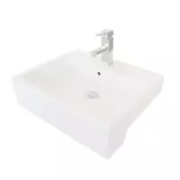 TOTO LW647CJW/F Semi Recessed Lavatory
