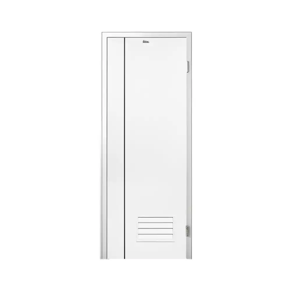 ชุดประตูห้องน้ำพร้อมวงกบ UPVC ไม่เจาะลูกบิด ASARA A812 70x180 ซม. สีขาว-1