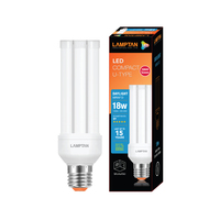 หลอดไฟ LED E27 18W เดย์ไลท์ ทรงกระบอก LAMTAN COMPACT U-Type