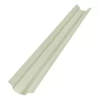 แผ่นรางน้ำตะเข้เมทัลชีทแบบที่ 2 G457 สีครีมพีนัทบัตเตอร์