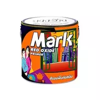 #6000 สีรองพื้นโลหะ CAPTAIN MARK RED OXIDE PRIMER สีแดง