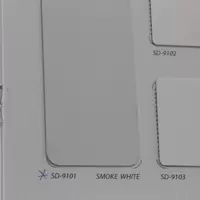 ฝ้าอลูมิเนียม ลายเส้น Grille Fameline SD-9101 SMOKE WHITE