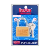 กุญแจลูกปืน ISON 450-50 50 มม. สีทอง