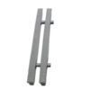 PVC Gutter Grey 12.5 mm x 25 cm
