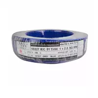 สายไฟ IEC01 THW 1x2.5 ตร.มม. สีฟ้า 100 เมตร NNN