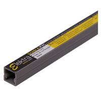 รางไฟสี่เหลี่ยม1/2"X2ม.เทา ELEKTRA