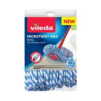 อะไหล่ผ้าม็อบ VILEDA MICROTWIST MAX สีฟ้า/ขาว