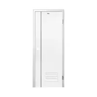 ชุดประตูห้องน้ำพร้อมวงกบ UPVC เจาะลูกบิด ASARA A812 70x180 ซม. สีขาว