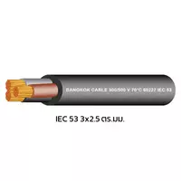 สายไฟ IEC 53 3x2.5 ตร.มม. สีดำ BCC