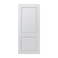 ประตู UPVC Lynn ภายนอก ลูกฟักบานทึบ สีขาว UN01
