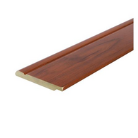 บัวพื้น PS MG3101-2 สีมะค่า LINEDEKOR 8x300x0.8CM