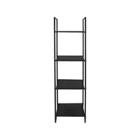 ชั้นวางของ 4 ชั้น FURDINI VITT SHELF MOCCA ดำ