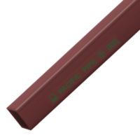 เหล็กกล่อง เคลือบสีกันสนิม สีแดง 1x1 นิ้ว ยาว 6 เมตร
