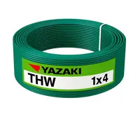 สายไฟ THW 4 ตร.มม. สีเขียว YAZAKI