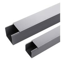 รางไวร์เวย์ PVC ELECKTA 4x6 ซม. 2 เมตร สีเทา