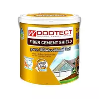 #FM602 สีทาไม้ฝา FIBER CEMENT WOODTECT สีไม้แดง ชนิดเงา 1แกลลอน