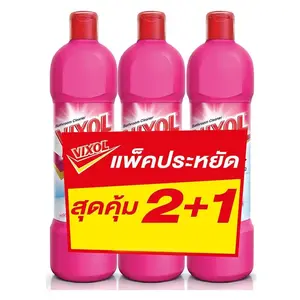 Bathroom Cleaner VIXOL 900 ml Pink (Pack of 3)-1
