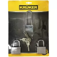 กุญแจ KA KRUKER 40MM 3ตัว/ชุด