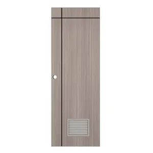 ประตูห้องน้ำ UPVC PARAZZO PUL-B06 70X200 ซม. สีเท็กซัส โอ๊ค เจาะลูกบิด-1