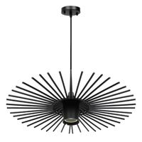 CHANDELIER MDL HG-0017 EVL MT BK 1L