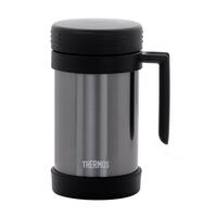 ถ้วยน้ำสุญญากาศพร้อมฝา THERMOS JMF-500S 0.47 ลิตร สีดำ