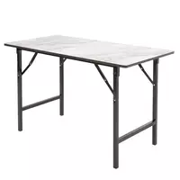 FOLDING TABLE 60x120 GREY MARBLE