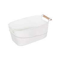 Multipurpose Box,Wooden Handle14.5x27x12