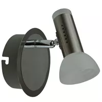 โคมไฟติดผนัง CARINI LED VS1240-1 โลหะ/แก้ว สีขาว/นิกเกิล 1 หัว