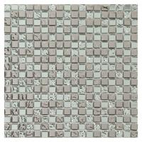 กระเบื้องโมเสค โมเสคแก้ว ซิลเวอร์ รีม GLASCERA 30x30CM