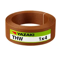 สายไฟ THW 4 ตร.มม. สีน้ำตาล YAZAKI