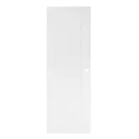 ประตูห้องน้ำPVC AZLE GROOVE P1 70x200 WH
