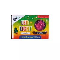 100 LED lights, pink light (flashing) NT
