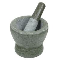 MORTAR+PESTLE ROCK 6.5"