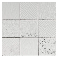 กระเบื้องโมเสค โมเสค HPR-214 สีซิลเวอร์ TARA 30x30CM