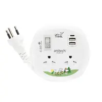 2-socket power strip, 1 switch, 2 USB ports, 1 TYPE-C, 1.1M AN