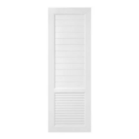 ประตูห้องน้ำ UPVC ASARA S933 70X200 ซม. สีขาว ไม่เจาะลูกบิด