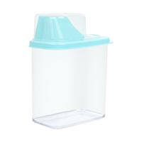 ขวดโหลเหลี่ยมฝาดึง SAN FELLI SCOOPING CUP 1.6 ลิตร สีฟ้า