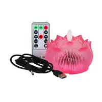 เทียน LED ดอกบัว 9.5CM 0.3W Warm White PK CLA