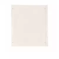 แผง PVC 12 x 14 นิ้ว สีขาว
