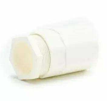 ข้อต่อเข้ากล่อง PVC ร้อยสายไฟ สีขาว BS 32 มม. ตราช้างเอ็นพีไอ-1